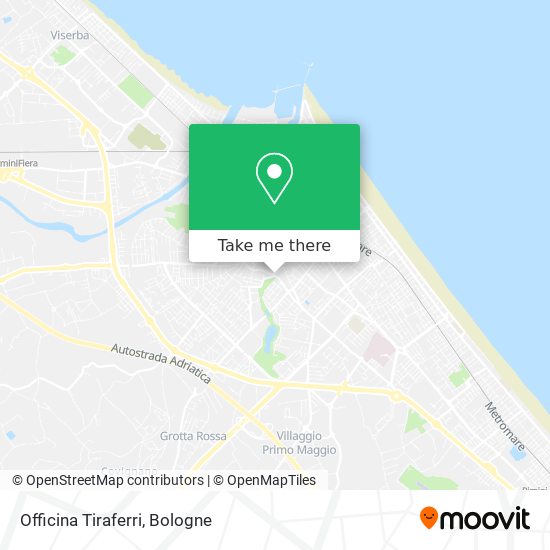 Officina Tiraferri map