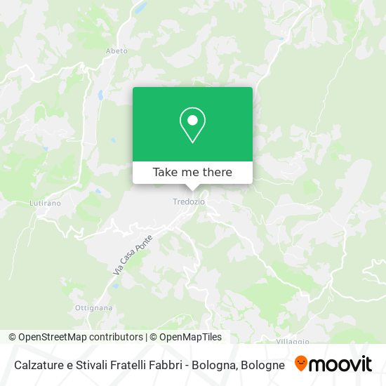 Calzature e Stivali Fratelli Fabbri - Bologna map