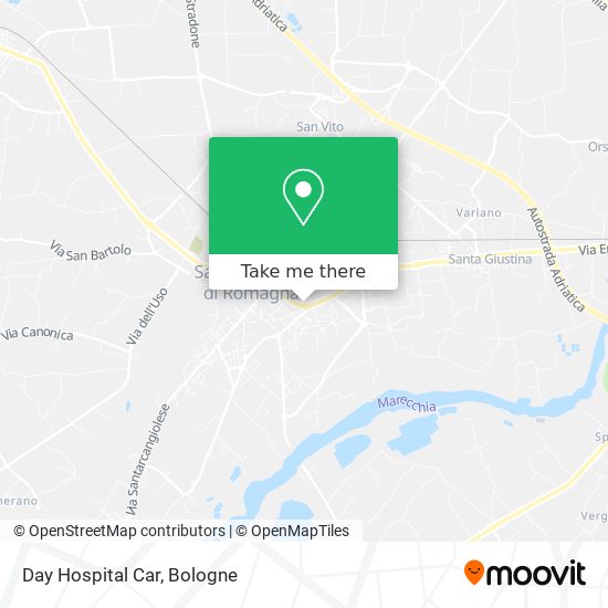 Day Hospital Car map