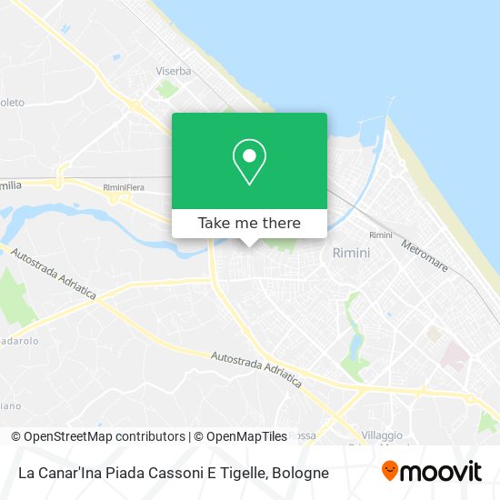 La Canar'Ina Piada Cassoni E Tigelle map