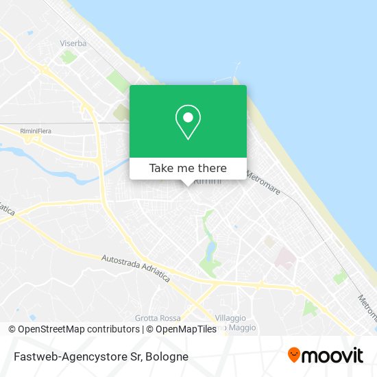 Fastweb-Agencystore Sr map