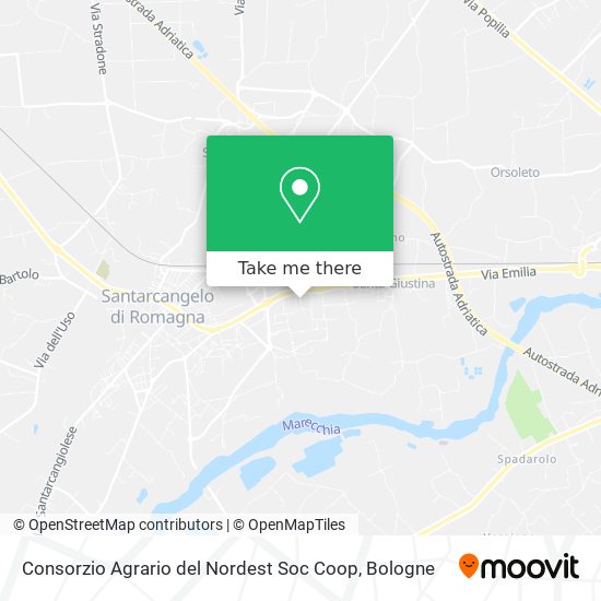 Consorzio Agrario del Nordest Soc Coop map
