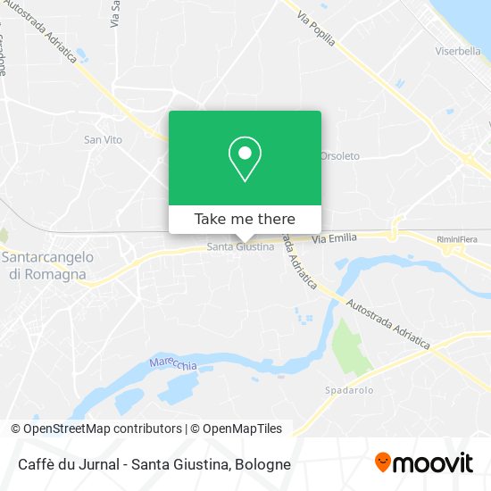 Caffè du Jurnal - Santa Giustina map