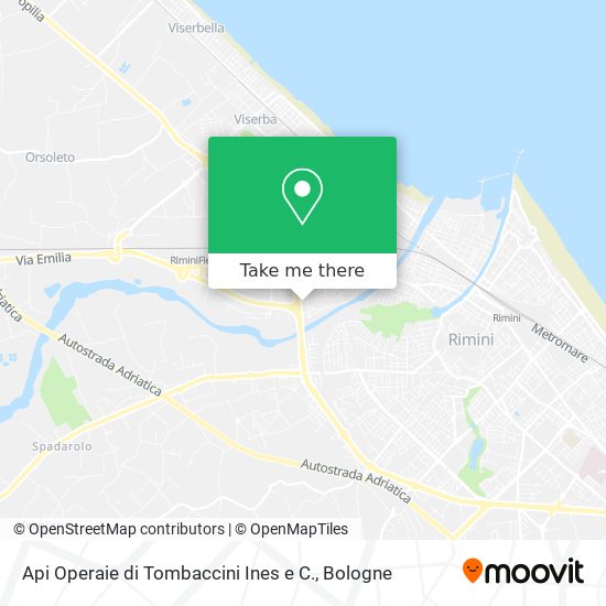 Api Operaie di Tombaccini Ines e C. map
