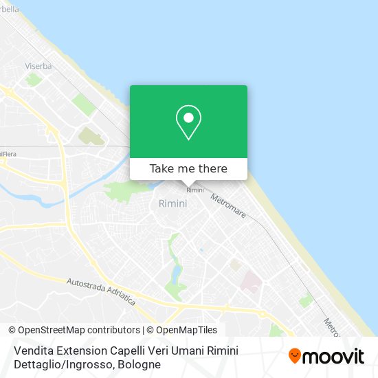 Vendita Extension Capelli Veri Umani Rimini Dettaglio / Ingrosso map