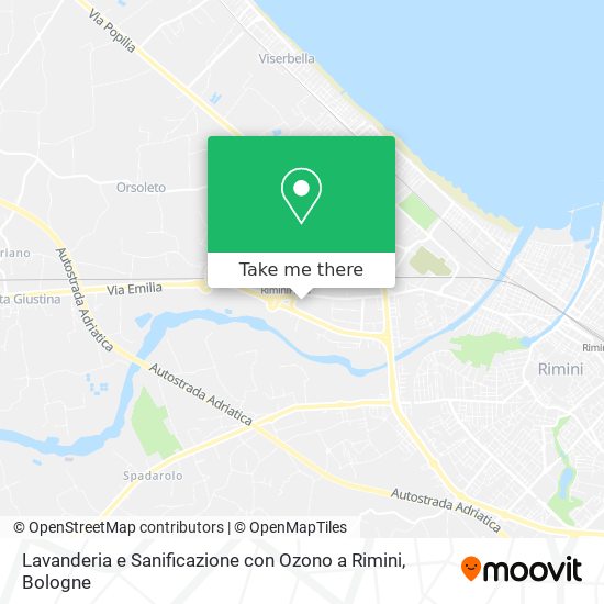 Lavanderia e Sanificazione con Ozono a Rimini map