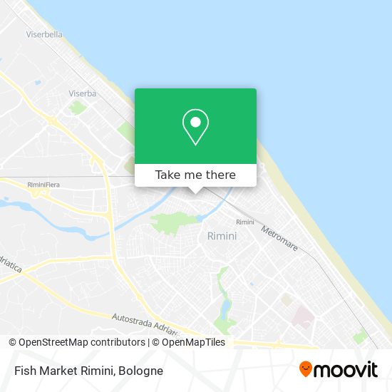 Fish Market Rimini map