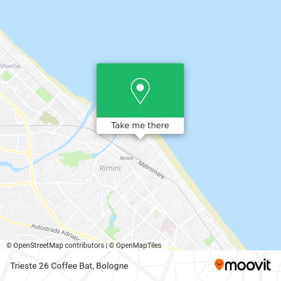 Trieste 26 Coffee Bat map