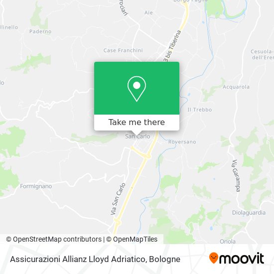 Assicurazioni Allianz Lloyd Adriatico map