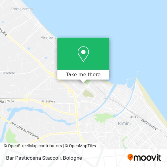 Bar Pasticceria Staccoli map