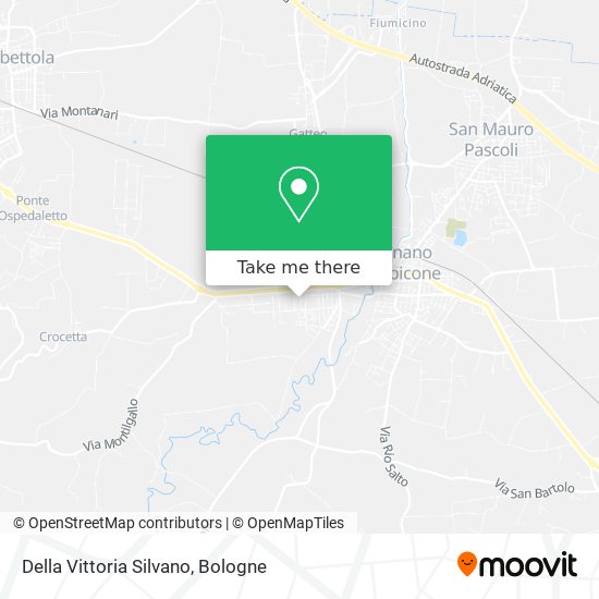 Della Vittoria Silvano map