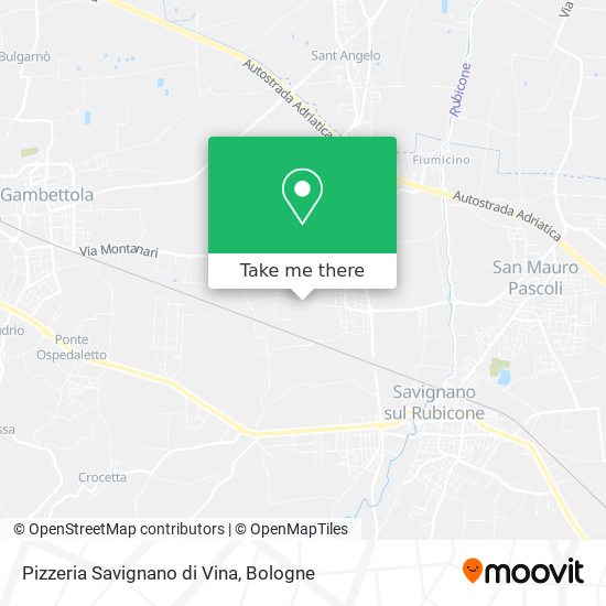 Pizzeria Savignano di Vina map