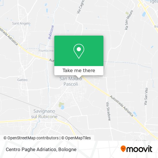 Centro Paghe Adriatico map