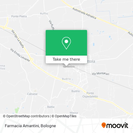 Farmacia Amantini map