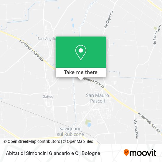 Abitat di Simoncini Giancarlo e C. map