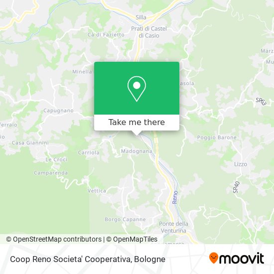 Coop Reno Societa' Cooperativa map