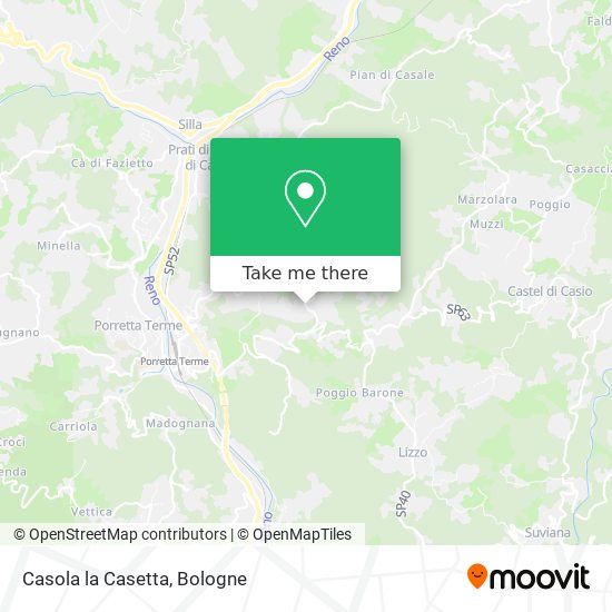 Casola la Casetta map