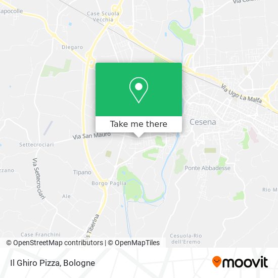 Il Ghiro Pizza map