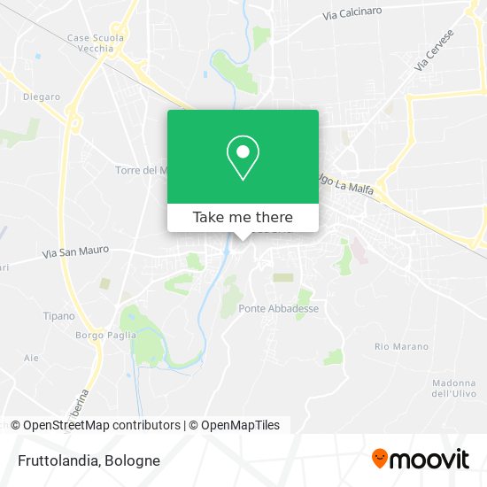 Fruttolandia map