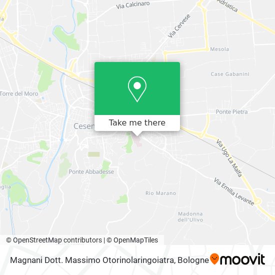 Magnani Dott. Massimo Otorinolaringoiatra map