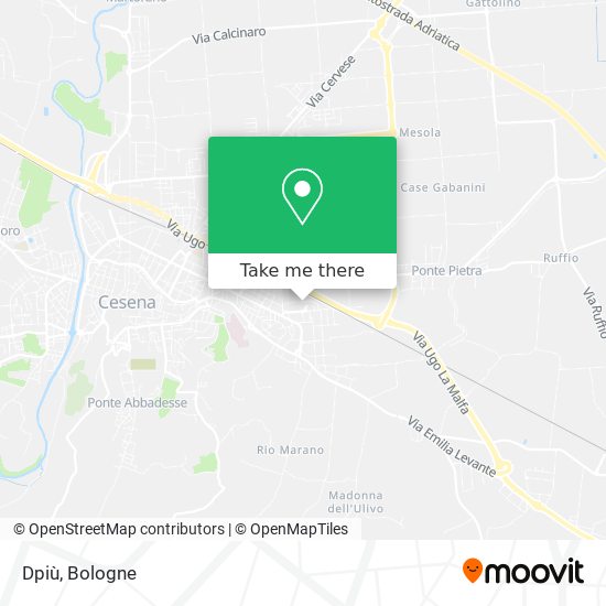 Dpiù map