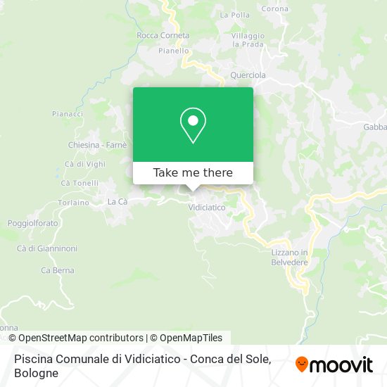 Piscina Comunale di Vidiciatico - Conca del Sole map