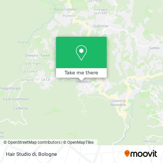 Hair Studio di map