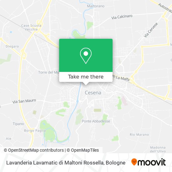 Lavanderia Lavamatic di Maltoni Rossella map