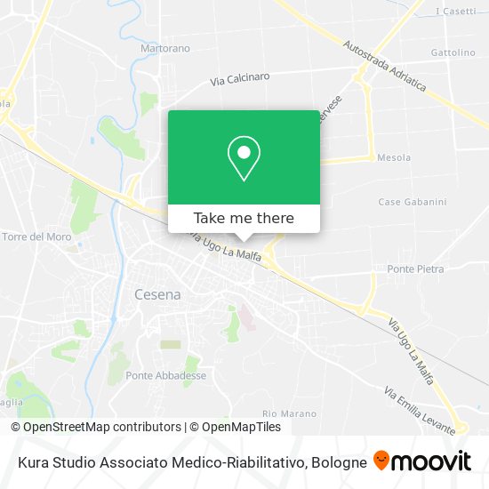 Kura Studio Associato Medico-Riabilitativo map