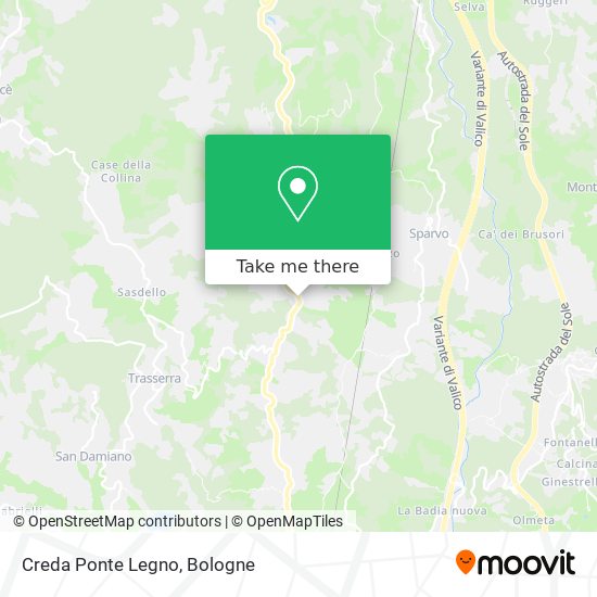 Creda Ponte Legno map