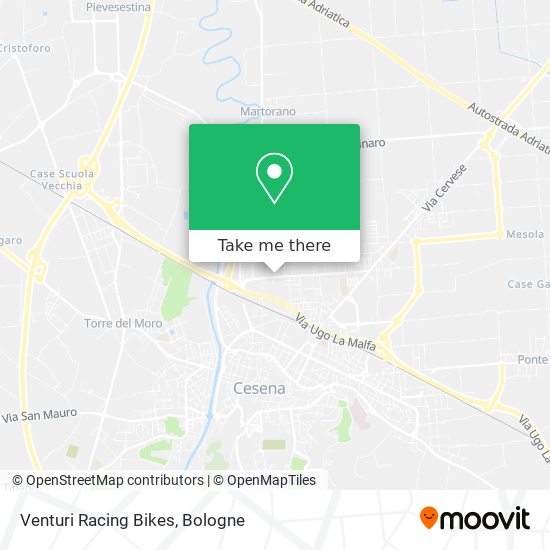 Venturi Racing Bikes map