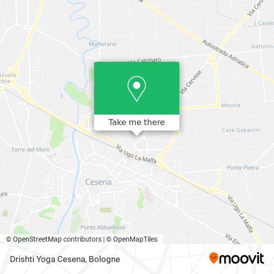 Drishti Yoga Cesena map