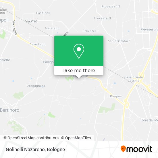 Golinelli Nazareno map