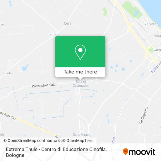Extrema Thule - Centro di Educazione Cinofila map