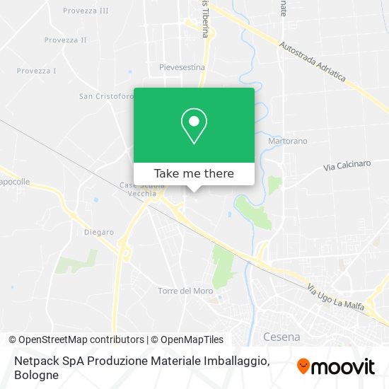 Netpack SpA Produzione Materiale Imballaggio map