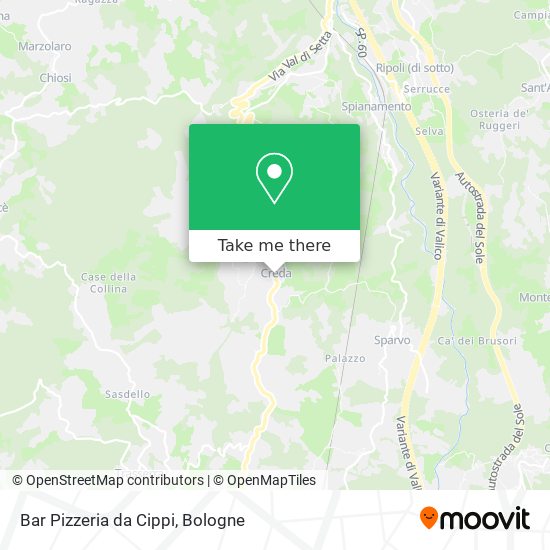 Bar Pizzeria da Cippi map