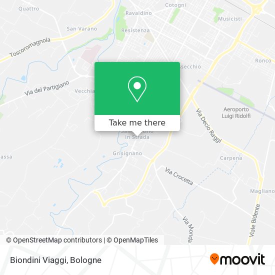Biondini Viaggi map