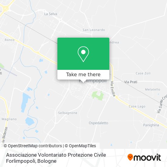 Associazione Volontariato Protezione Civile Forlimpopoli map