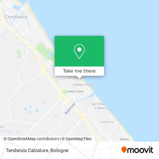 Tendenza Calzature map