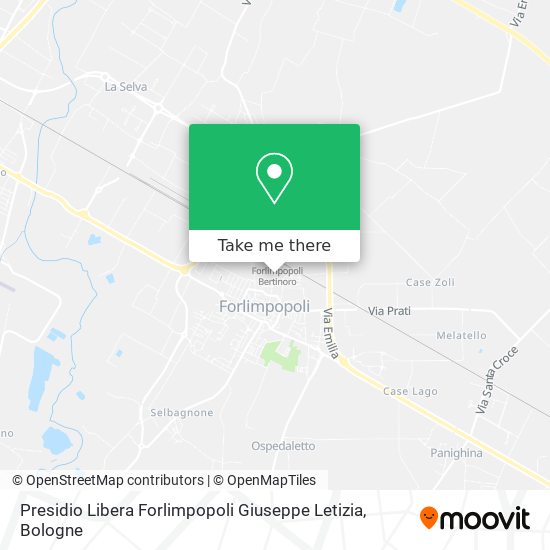 Presidio Libera Forlimpopoli Giuseppe Letizia map