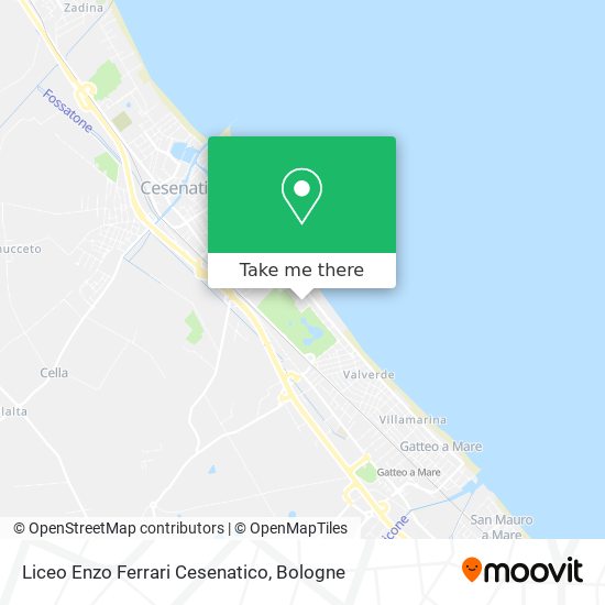 Liceo Enzo Ferrari Cesenatico map