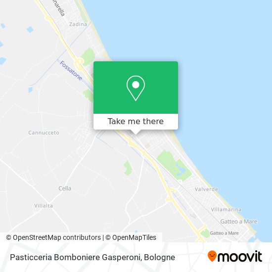 Pasticceria Bomboniere Gasperoni map