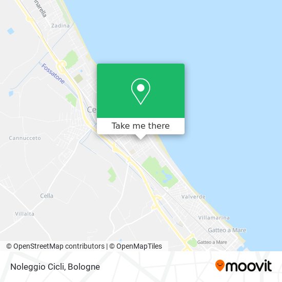 Noleggio Cicli map