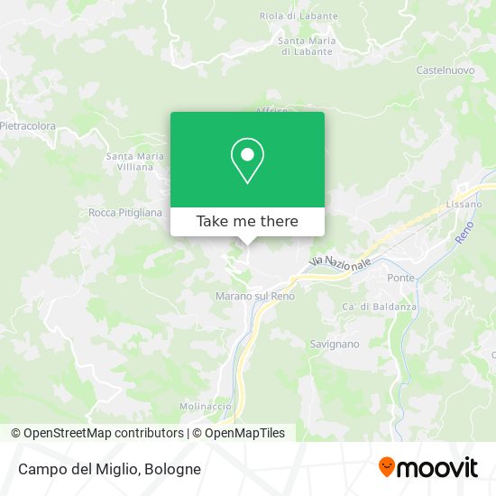 Campo del Miglio map