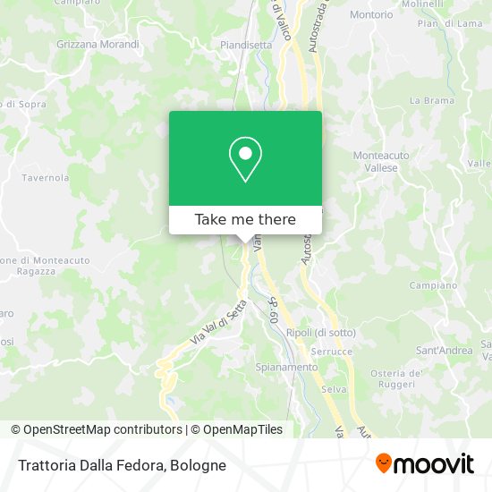 Trattoria Dalla Fedora map