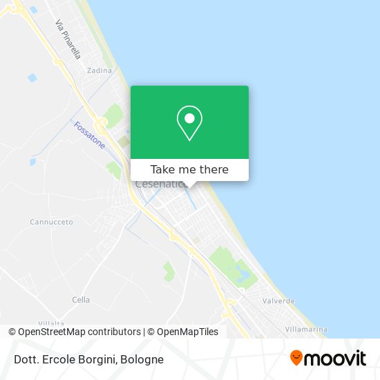 Dott. Ercole Borgini map