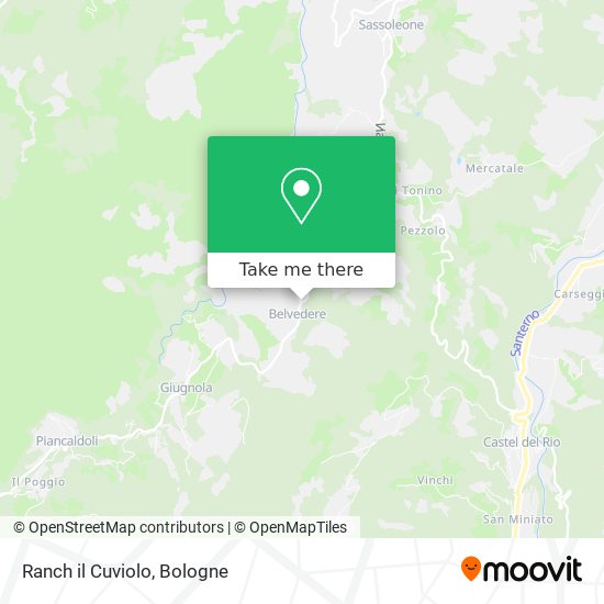 Ranch il Cuviolo map
