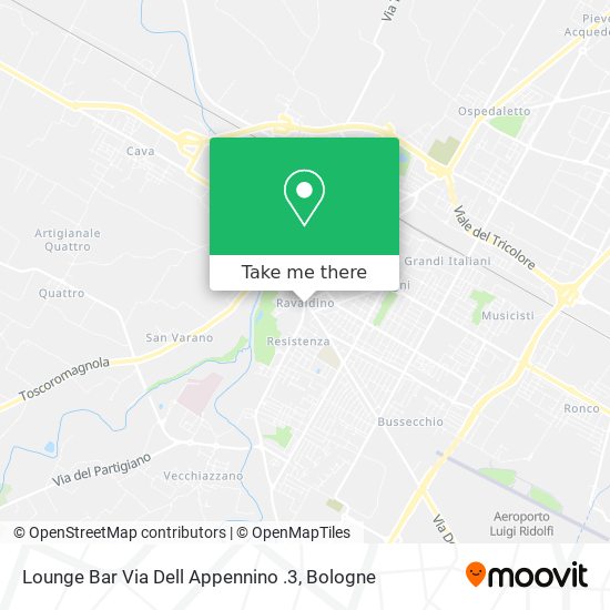 Lounge Bar Via Dell Appennino .3 map