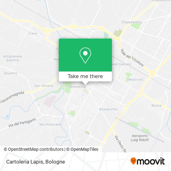 Cartoleria Lapis map