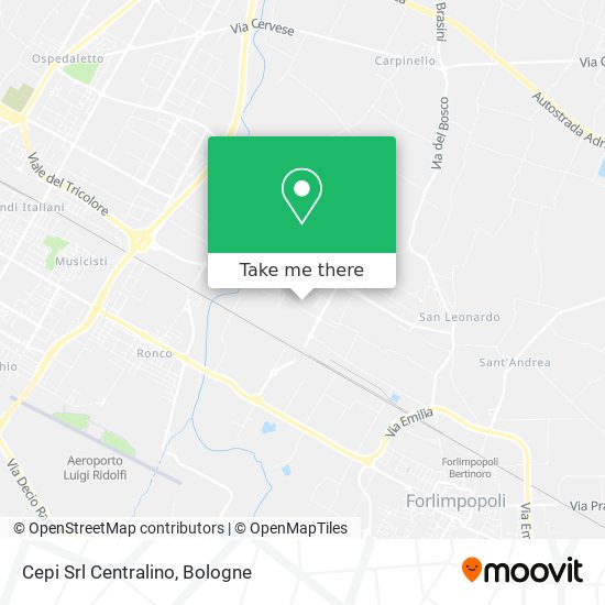 Cepi Srl Centralino map
